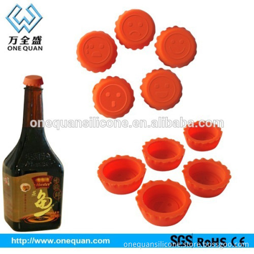 2*1cm wine stoppers wine preserver custom silicon protect beer cap